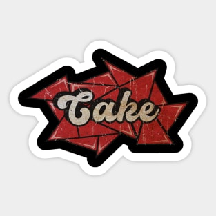 Cake - Red Diamond Sticker